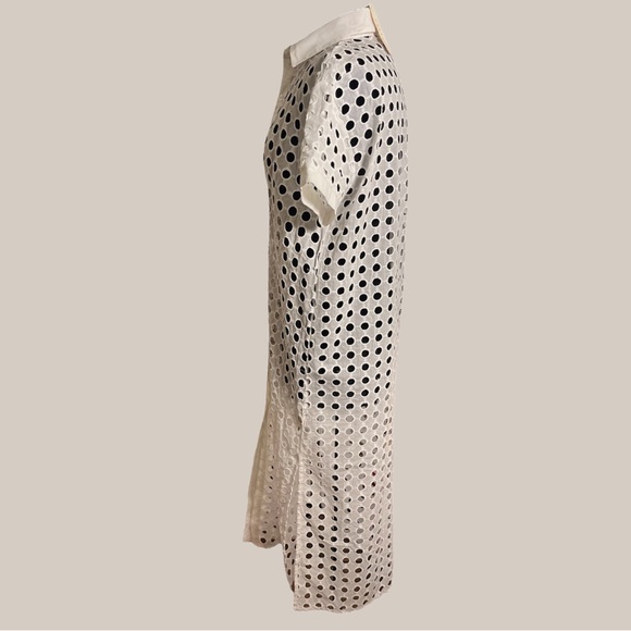 NWT ADIVA WHITE EYELET TUNIC (S) - Picture 3 of 5